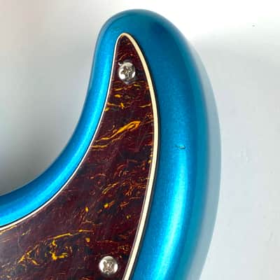 Fender Strat 1989 - Lake Placid Blue - Made in Japan. Dragonfire Pro Series  HSS set up installed.Original white guard S/S/S with factory electronics included. image 4