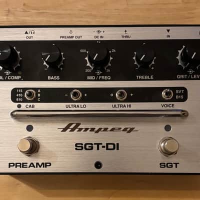 Ampeg SGT-DI Bass Preamp / DI 2023 - Present - Silver / Black image 3