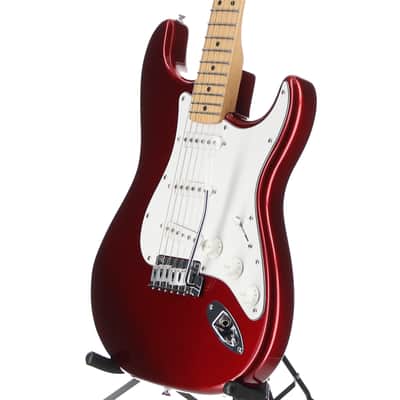 Fender Standard Stratocaster, Maple Fingerboard, White Pickguard, Candy Cola (U5) (03282) image 4