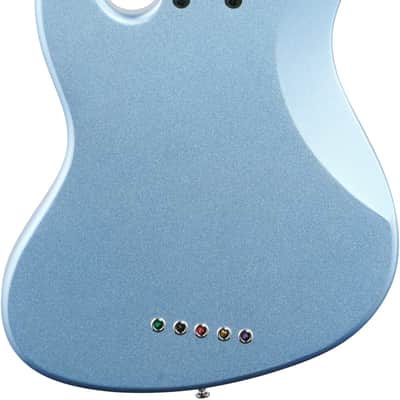 Lakland Skyline 55-60 Custom Laurel Fretboard Bass Guitar, Lake Placid Blue image 7