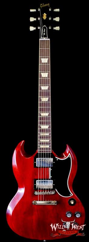 Gibson Custom Shop 1961 Les Paul SG Standard Reissue Stop Bar VOS Cherry Red 6.55 lbs image 1