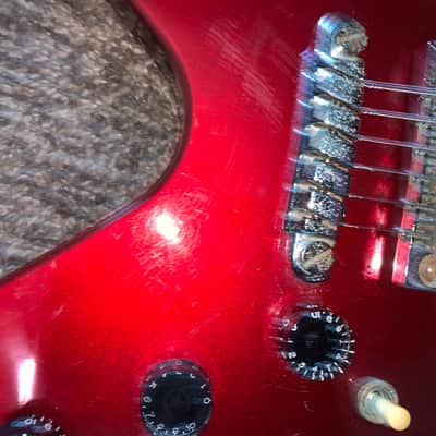 Vintage 1982 Ibanez Rocket Roll II Flying V Fire Red electric guitar made in japan ohsc image 6