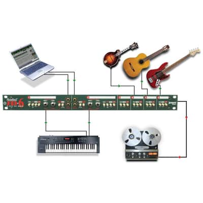 Radial JD6 6-Channel Rackmount Passive Direct Box image 5