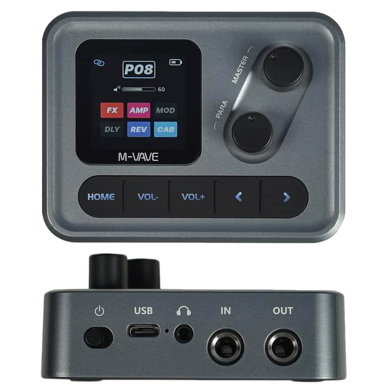 M-VAVE Pocket AMP Effect Pedal Guitar Bass 6 Modules 80+ (Price includes the import duty for US buyer) image 1
