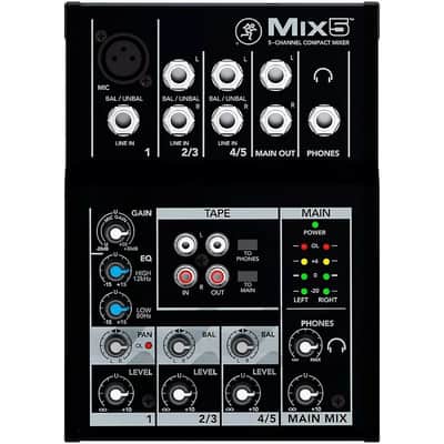 Mackie Mix5 5-Channel Compact Mixer - New image 2