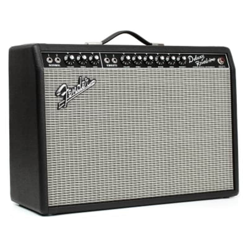 Fender '65 Deluxe Reverb 1x12" 22-watt Tube Combo Amp - Black, Support Small Indie Music Shops & Buy it Here ! image 1