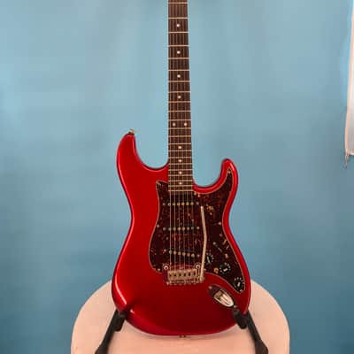 G&L S-500 USA Older Model - Candy Apple Red NICE Tweed Case image 1