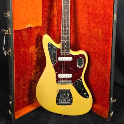 Fender Jaguar with Rosewood Fretboard 1966 - White Blonde Refin 8.2lbs image 1