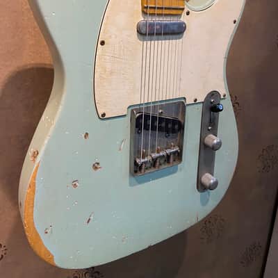 Custom Relic Fender Highway One Telecaster with Maple Fretboard - 2007 - Daphne Blue image 1