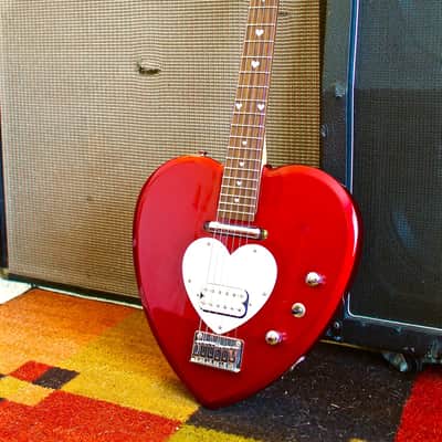 Daisy Rock Heartbreaker Artist (24 3/4 " Full Scale) 2002 Red Hot Red image 1