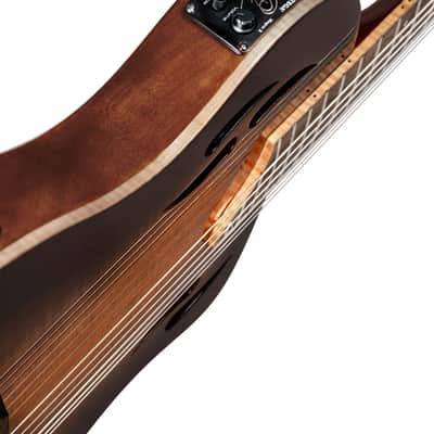 Ortega RTPDLX-ACA TourPlayer Series Solid Okoume Body Slim Neck Nylon 6-String Acoustic-Electric Guitar w/Gig Bag image 11