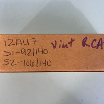 1960s RCA 12AU7A ECC82 Vintage Long Plate Getter Preamp Tube! T153 image 6