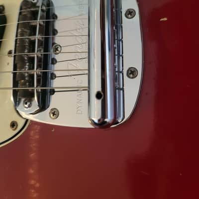 Fender Mustang Guitar with Rosewood Fretboard - 1966 - Dakota Red image 3