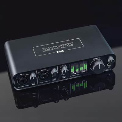 MOTU M4 4x4 USB-C Audio Interface Bundle w/Samson SRH350 Over-Ear Stereo Head... image 6