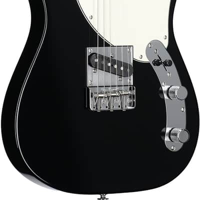 Ibanez Josh Smith Flat V Electric Guitar (with Case), Black, Open Box (Very Good) image 3
