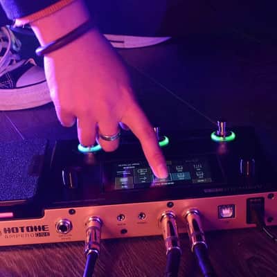 Hotone Ampero One MP-80 Guitar Bass Amp Modeling IR Cabinets Simulation Multi Language Multi-Effects with Expression Pedal Stereo OTG USB Audio Interface image 7