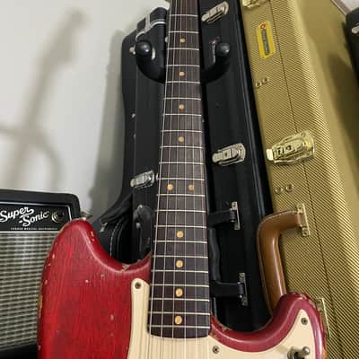 Fender Duo-Sonic Mahogany Body with Rosewood Fretboard 1961 - 1964 - Candy Apple Red image 5