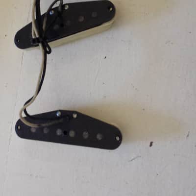 Shed Custom Order handwound '54 strat pickups aged covers white image 3
