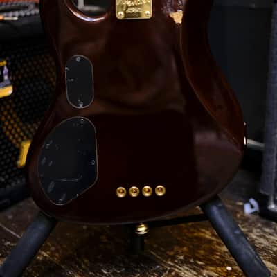 Fender American Deluxe FMT Jazz Bass 2002 - Bourbon Burst image 3