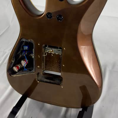 Unbranded Super Strat Style Electric Guitar Body HSS - Custom Snake Skin Finish image 7