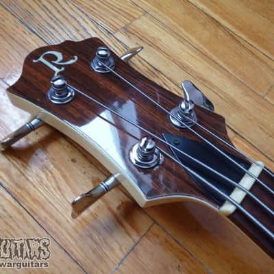Vintage B.C. Rich Mockingbird Bass Neckthrough MIJ 1985 Aged White image 4