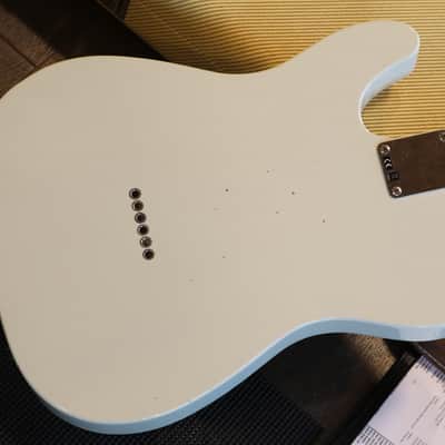 Unplayed! 2025 Fender Custom Shop Jimmy Page Mirrored Telecaster Electric Guitar White Blonde + COA OHSC image 13