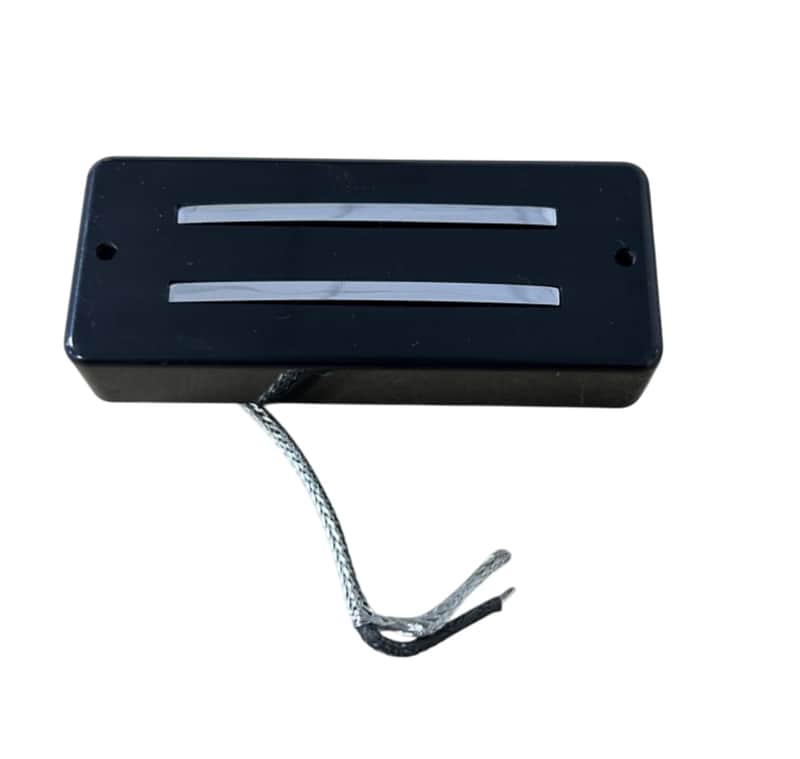 Black Guitar P90 Soapbar Dual Hot Rails Pickup image 1