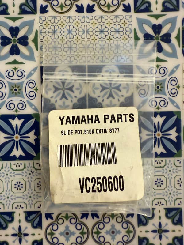 Yamaha OEM SY77 / DX7II Slider Pot - Never Used, Never Opened RARE image 1