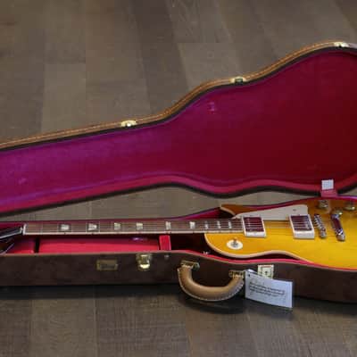Minty! 2021 Gibson Custom 1958 Historic Reissue Les Paul M2M Electric Guitar Lemonburst + COA OHSC image 22
