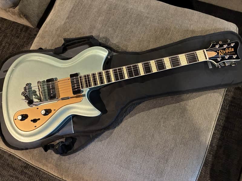 Rivolta Guitars Combinata XVII-Limited - Ice Blue Sparkle image 1