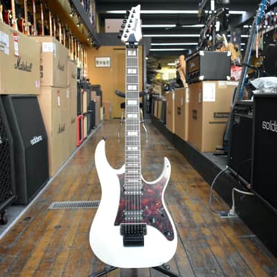 Ibanez Prestige RG653DX Electric Guitar White Flat w/Hard Case image 4
