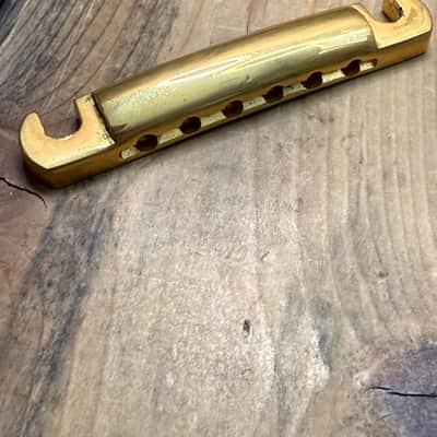 Vintage 1980’s Gibson Les Paul Gold Bridge and Tailpiece image 10