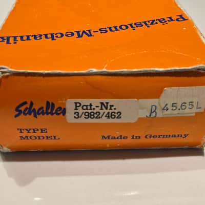Schaller bass tuners machines 2x2 1980s in box image 4