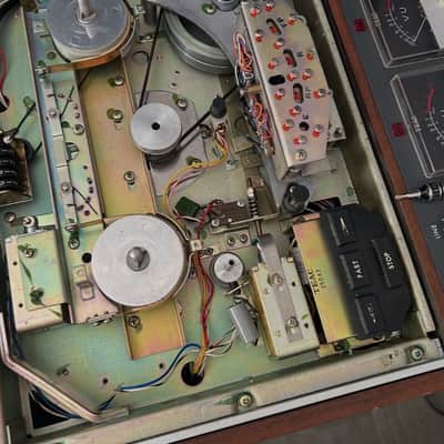 TEAC A-4010S Auto Reverse 1/4" Reel-to-Reel Tape Deck — Working, w/ Original Manual image 2