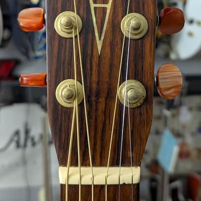 Alvarez 5063 Vintage Acoustic, w/padded gig bag, setup review, & shipping image 11