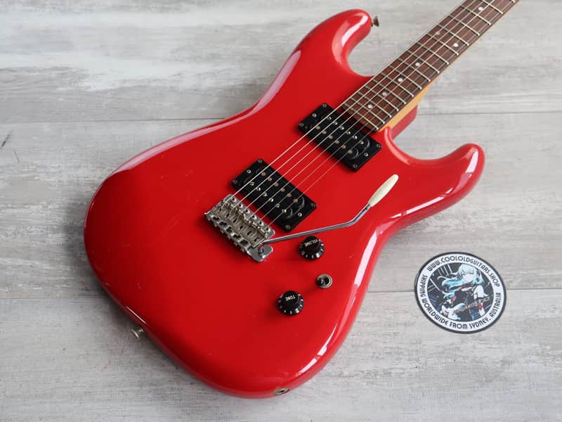 1985 Fender Squier ST-335 Contemporary Series Japan HH Stratocaster (Red) image 1