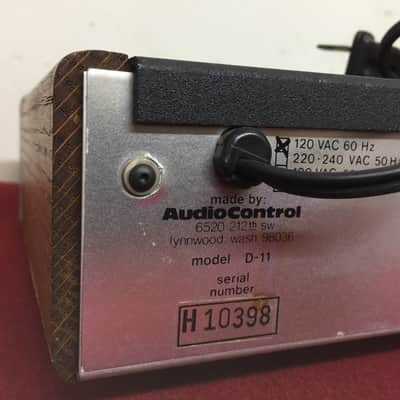 Vintage AudioControl D-11 Octave Equalizer Analyzer with Subsonic Filter Model D-11 image 8