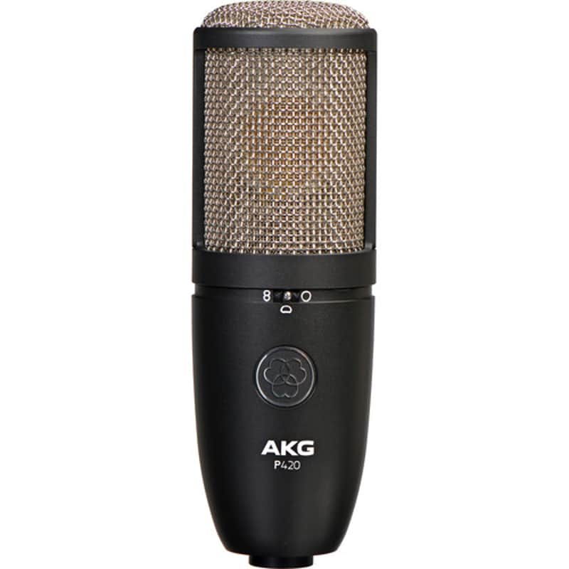 AKG P420 Large-Diaphragm Multipattern Condenser Microphone (Black) image 1