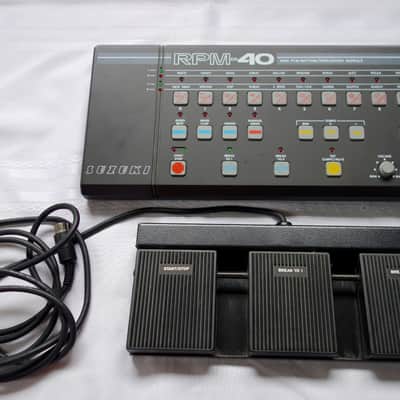 Suzuki RPM-40 Vintage Drum Machine and foot pedal Siel image 2