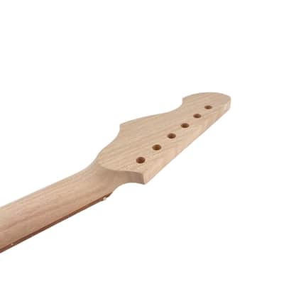 Electric Guitar Neck 22 Fret 25.5 Inch Mahogany Rosewood Fretboard Nice Inlay Bolt On Set in Heel Guitar Neck Replacement(Flower Inlay) image 4