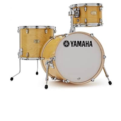 BATTERIA ACUSTICA YAMAHA STAGE CUSTOM  Bop Kit Natural Wood image 2