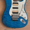 Fender MIJ Michiya Haruhata Signature Stratocaster 2024 Caribbean Blue Trans