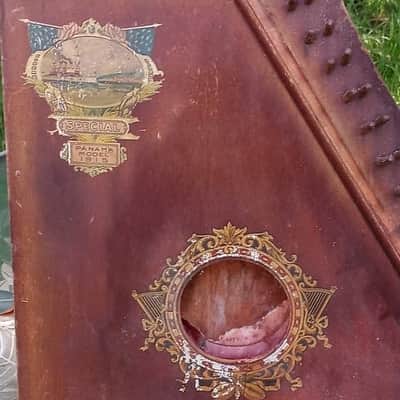 Oscar Schmidt Zither/ Mandolin Guitar 
Dated 1915 image 2