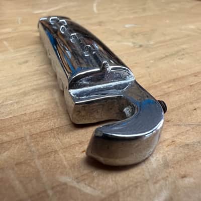 Vintage Gibson Wraparound Lightning Bolt Tailpiece Bridge - 1960's image 3