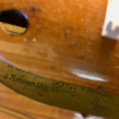 F Breton Brevete a Mirecourt violin made in the late 1800s image 9