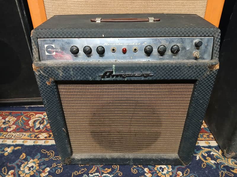 1966 Ampeg GS-12R Reverberocket 2 12-Watt 1x12" Guitar Combo with Reverb image 1