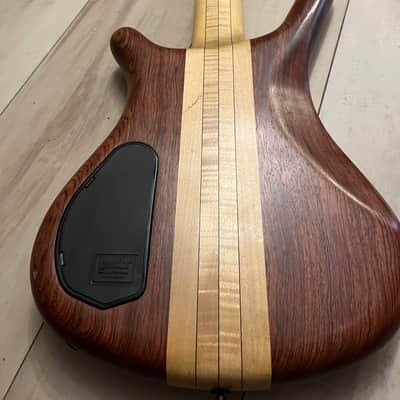 Warwick Corvette $$ NT Bubinga German MEC pickups 5-string 2011 - Natural image 7