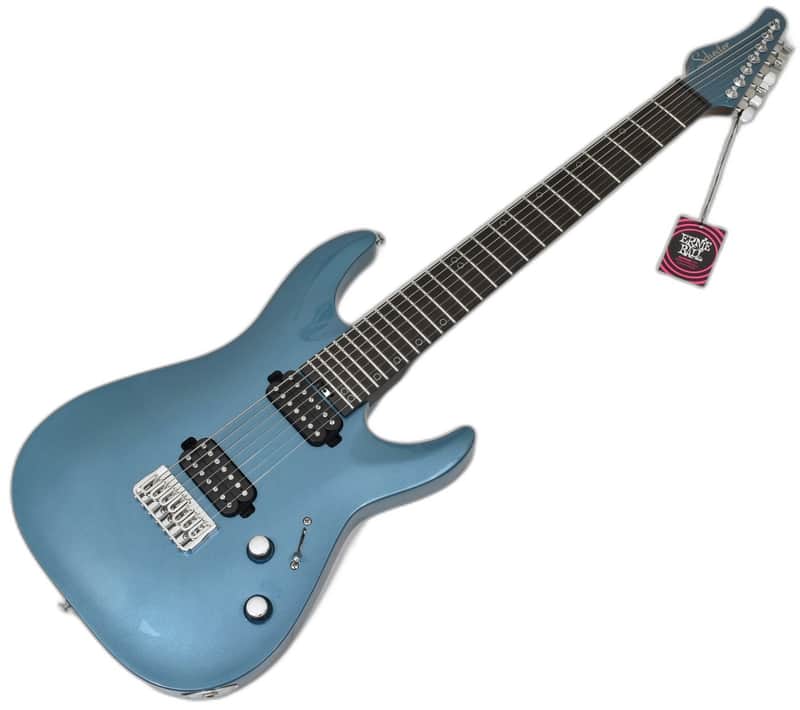 Schecter AM-7 Aaron Marshall Guitar Cobalt Slate B-Stock 2496 image 1