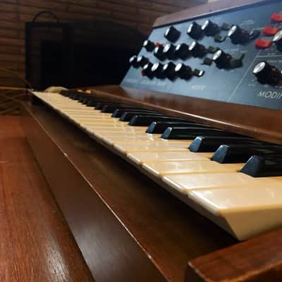 ORiGiNaL --Vintage Moog Minimoog Model D 1970s Walnut analog synth real w MIDI image 17