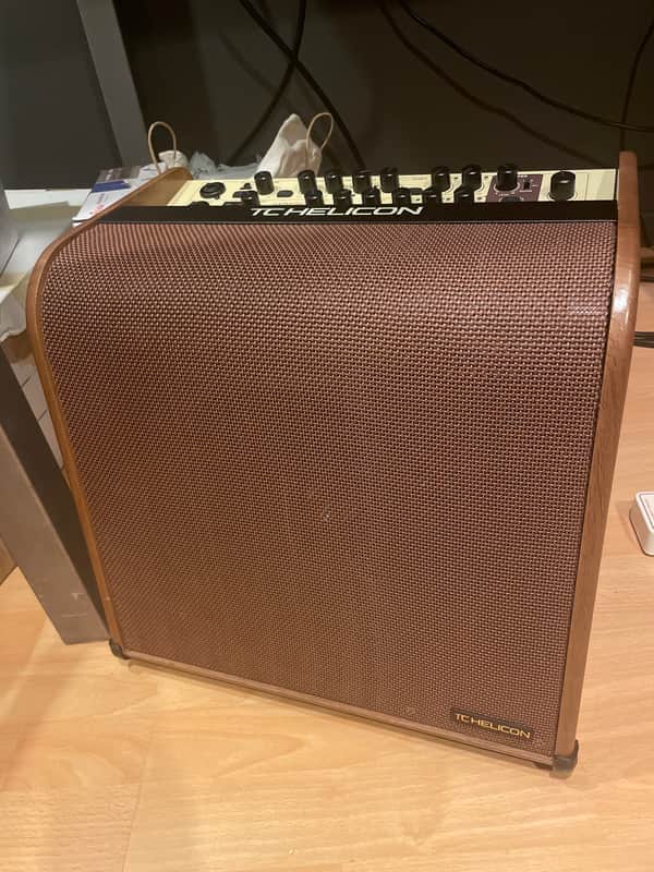 TC Helicon Harmony V100 2-Channel 100-Watt 1x10" Acoustic Guitar Combo 2021 - Present - Brown image 1